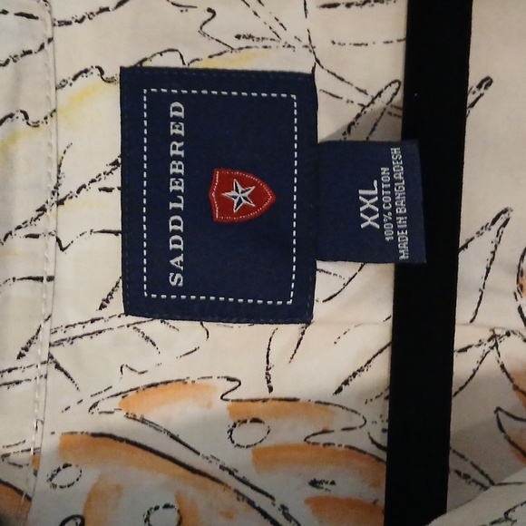 Saddlebred short sleeve button-up. - Picture 3 of 4